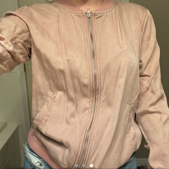 Garage Pink Bomber Jacket - Picture 3 of 3